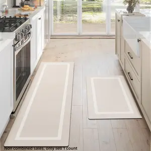 Kitchen Rug, 1 Count Non-slip Water Absorbent Floor Mat, Anti-dirt & Oil Farmhouse Kitchen Rug for Home Living Room Hotel Dining Room Dormitory