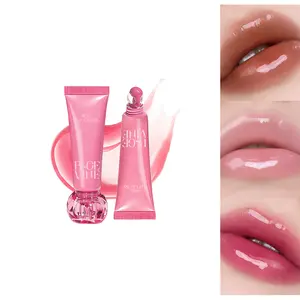 1PC Rejuvenating Lip Gloss, K-Beauty Glassy Finish Style, Hydrating Moisturizing Non-Sticky 7 Colors Available Color Care Lip Oil, Perfect for Dry Lips Natural MLBB Daily & Date Makeup