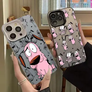 Courages Cowardly Dog Phone CaseStylish & Durable New Year Gift: Fashionable Phone Case for iPhone 17 16 15 14 13 12 11– Perfect Blend of Protection and Trend