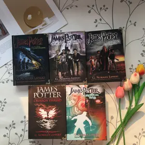 James P0tter Hardcover Book Set, Gift Bookmark, Fantasy Magic Series, Wizard School Adventure, BookTok Aesthetic Collector Books