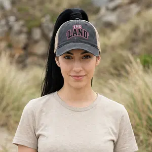The Land Women's Washed Mesh-Back Cap