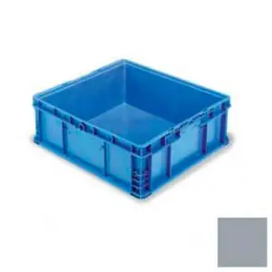 Lewis Bins B649707 ORBIS Stakpak Modular Straight Wall Container - 24 x 22.5 x 8.687 in. - Gray - Polyethylene
