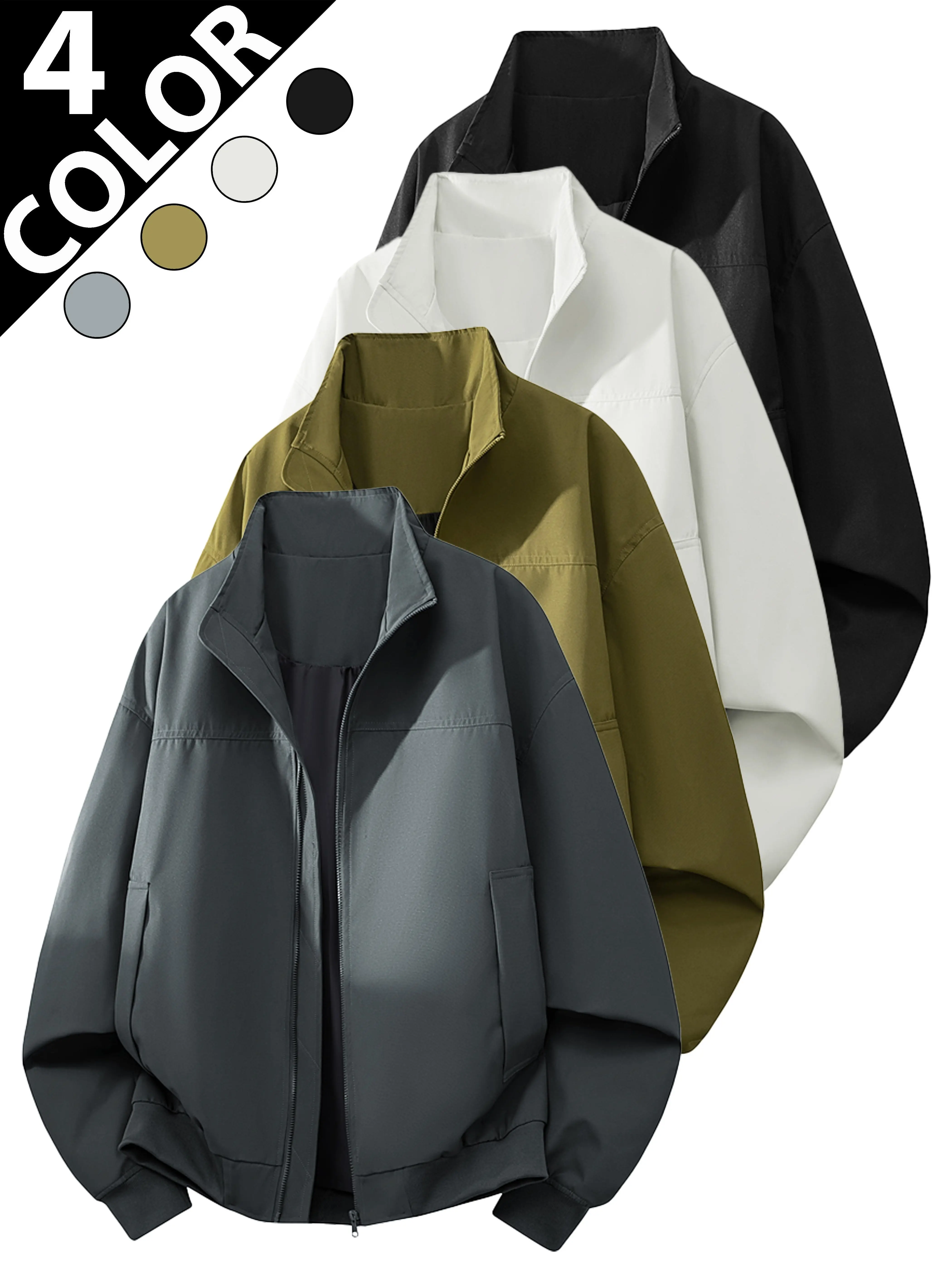 2026 Autumn Winter American Style Flight Bomber Jacket for Men Women, Windproof Water Resistant Baseball Collar Couple Padded Coat, Loose Fit Thick Warm Insulated Outerwear, Trendy Casual Thermal Jacket for Daily Outdoor Street Wear