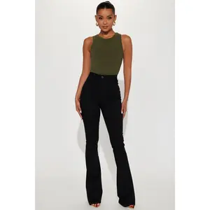 Tall Deep In My Soul Flare Jeans - Black