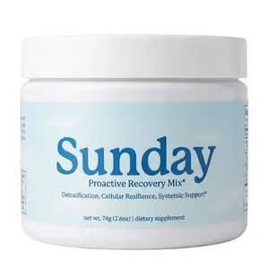 Sunday — Proactive Recovery and Hydration Mix,DHM, GlyNAC & Magnesium, Citrus, 10 Serving Container
