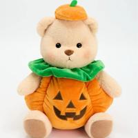 Spooky Pumpkin With Brown Bear