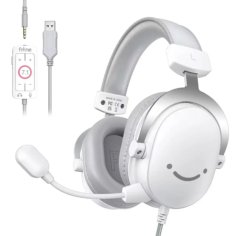 FIFINE SC8 Gaming Mixer with 7.1ch Surround Sound Headphone Amp
