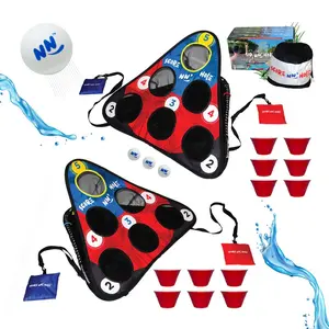 NEW! SIP NN' HOLE Game Set | Land & Water Giant Cup Pong