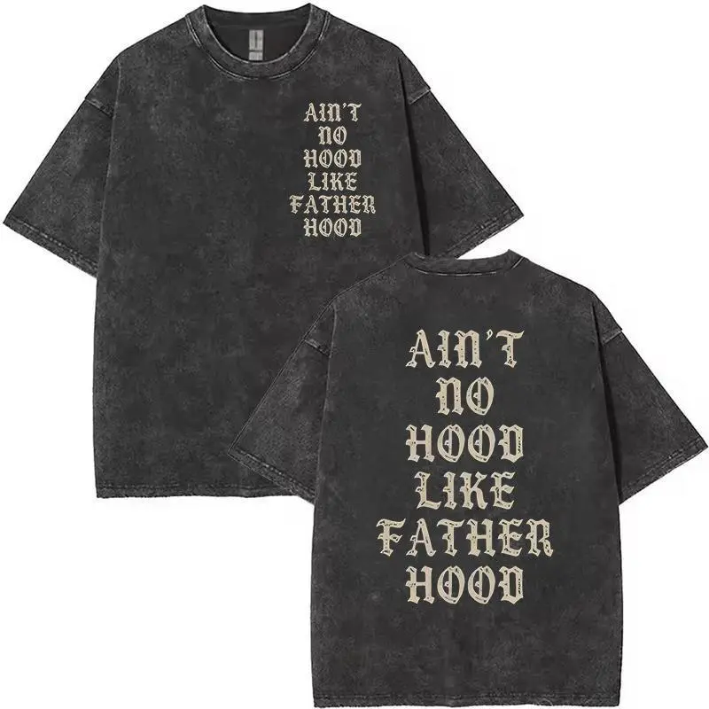 Funny Dad Life Shirt, Fatherhood, First Father's Day Present, Dad of womens, Cool Dad Of mens Gift For Husband, Daddy Vintage washed cotton T-shirt, Skeleton Hand Graphic tees