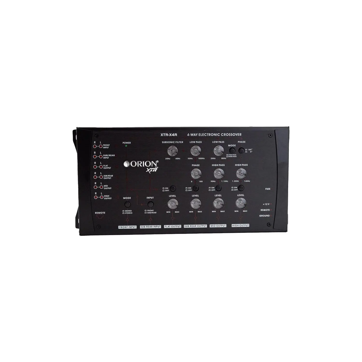 Orion Car Audio XTR-X4R - 4-Way Electronic Crossover