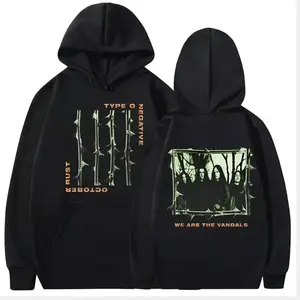 2 sided hoodie Type O Negative hoodie black men size S-5XL