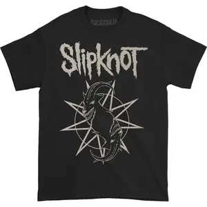 SLIPKNOT Goat Star Logo Vintage Slipknot American Unisex Cotton T-shirt Top Tee
