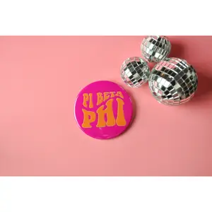 Pi Beta Phi Groovy Button