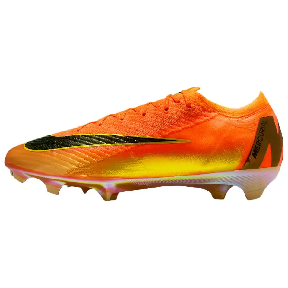Nike Zoom Mercurial Vapor 16 Elite FG D J Vu Comfort Soccer Cleats Unisex Total Orange Metallic Vivid Gold IO1555-800