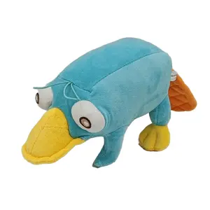 Cute Cartoon Perry The Platypus Plush Toy Simulated Blue Perry The Platypus Toys Anime Stuffed Animals Duck Doll Gift For Kids