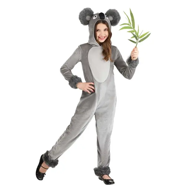 Hooded Koala Girl's Costume