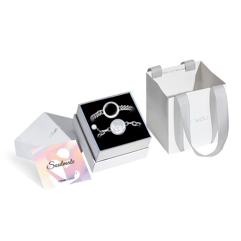 【creative gifts】totwoo Soulmate Long Distance Touch Bracelets Functional Love Connect Gift For Boyfriend or Girlfriend or your Family