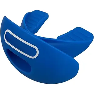 Oxygen Lip Protector Mouthguard with Convertible Strap – Football and Sports Mouth Guard – Maximum Oxygen Supply – Mouthpiece Fits With or Without Braces – Impact Shield Covers Lips and Teeth