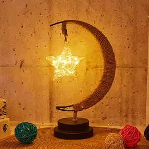 LED creative hand rope rattan ball copper wire lamp
