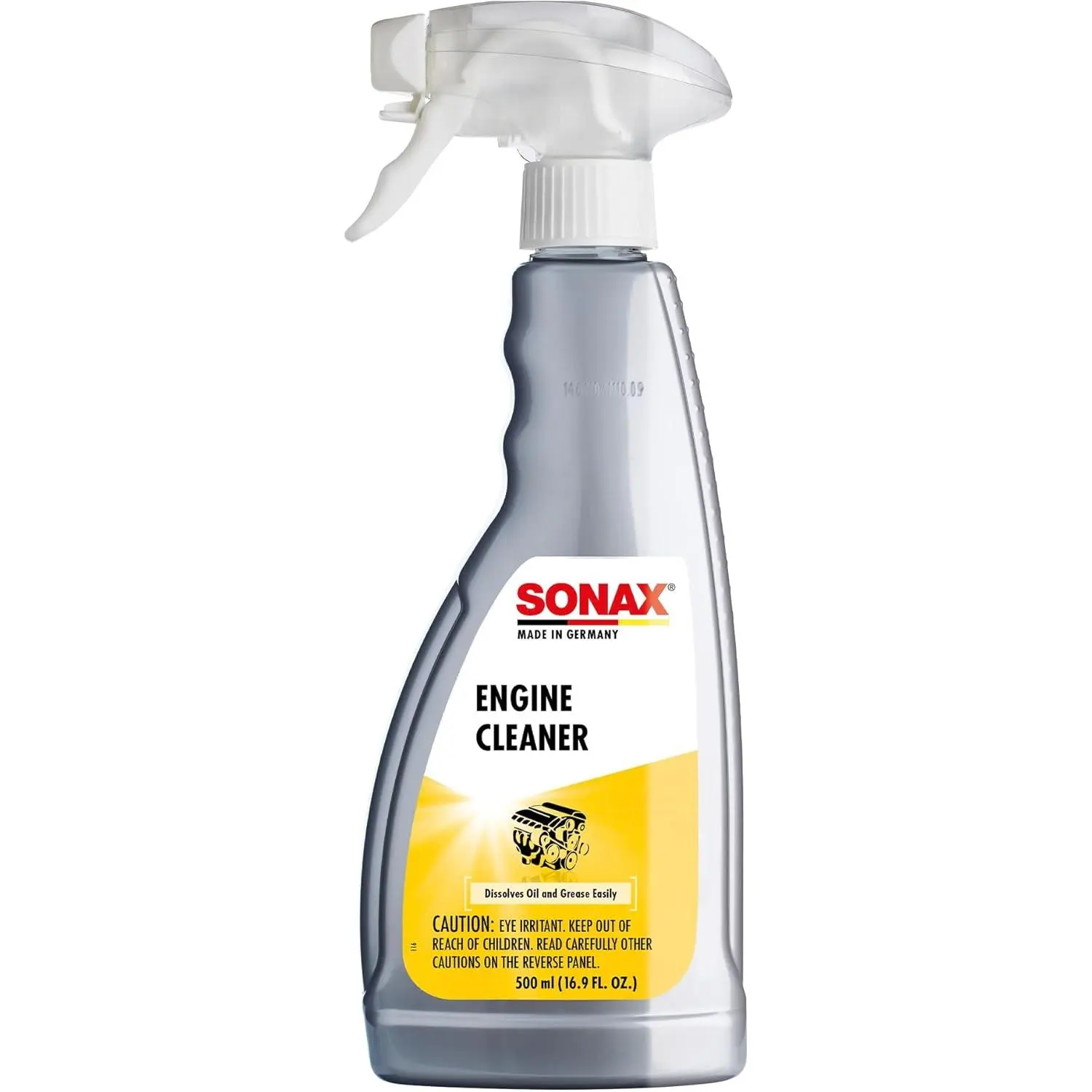 SONAX Engine Cleaner | Powerful Engine Degreaser for Oil & Grease Removal | Safe on Metal, Plastic & Rubber | Phosphate & Solvent-Free Formula | Deep-Cleaning for Hard-to-Reach Areas | 543200 | 500 ml