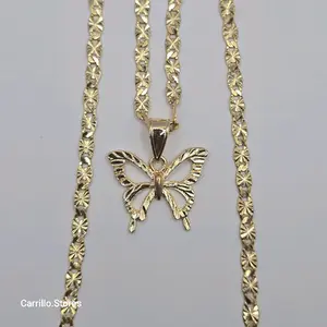 Butterfly necklace regular style gold-plated  18"inches 24"inches available fashion design