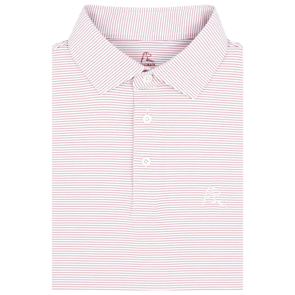 The Shell Stripe Men's Short Sleeve Performance Polo