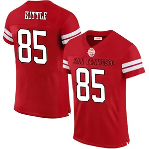 SF 85 Men's Stitch Sport Jersey Football In Red And White