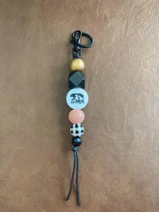 Mama Keychain - Pink and Copper Color Theme