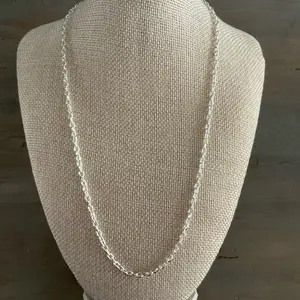 17” Silver Plated Basic Chain w/3” Extender w/Lobster Clasp