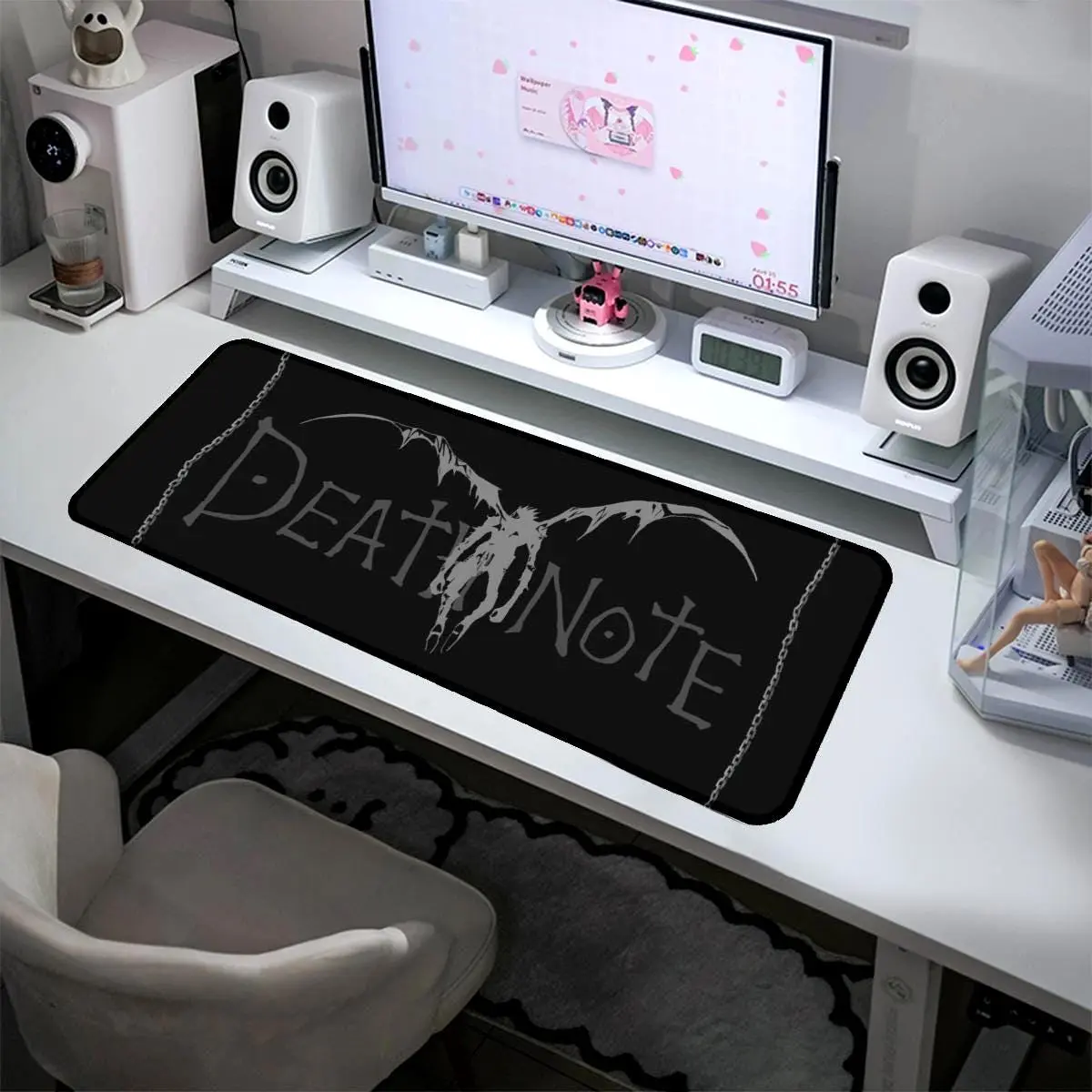 Anime Desk Mat L Lawliet Mouse Pad Death Note Gift Office Accessory Gift for anime lovers