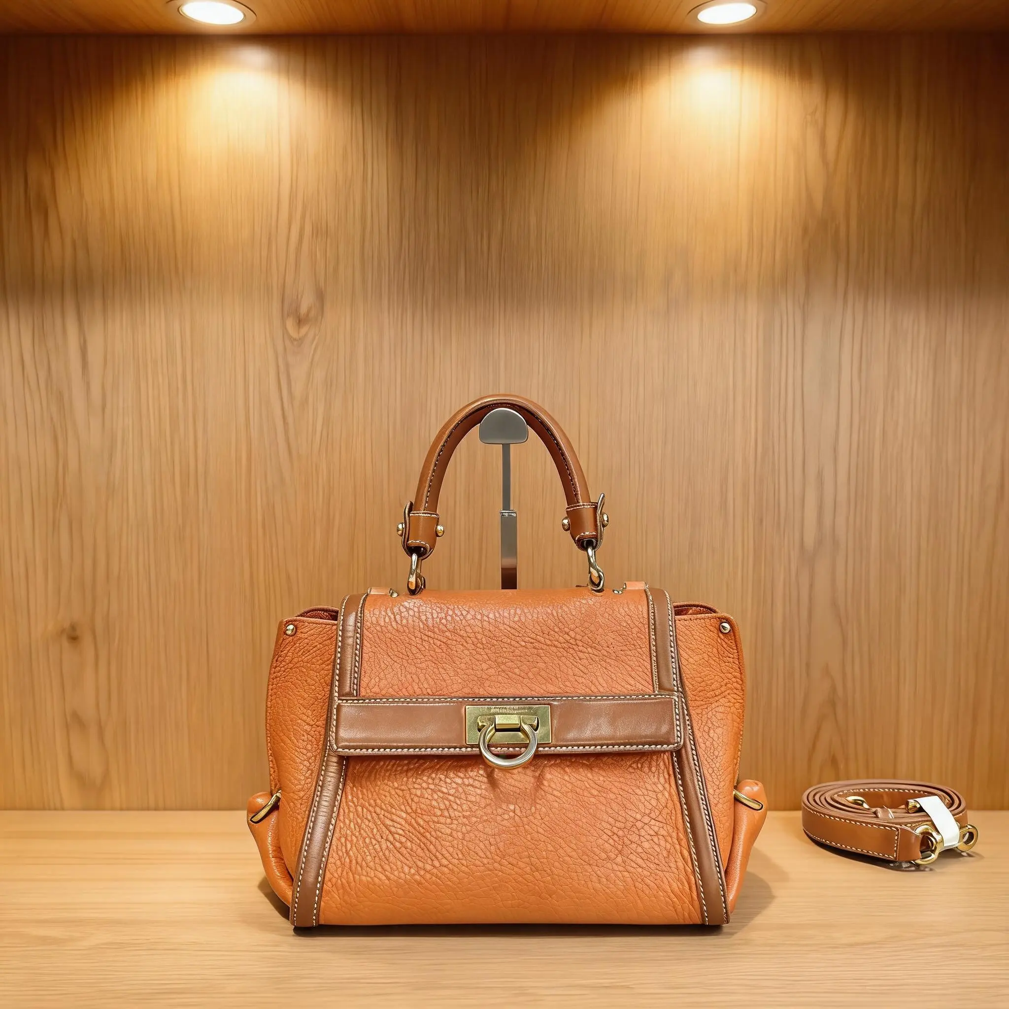Pre-owned SALVATORE FERRAGAMO Leather Shoulder Bag I0717130114