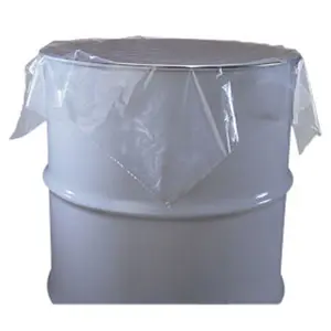 International Plastics DLCS30 30 x 30 in. Clear Drum Cap Sheets, 0.002 Gauge - Roll of 1000