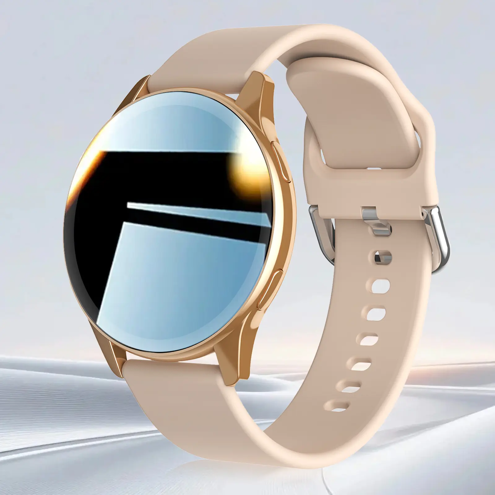 Smartwatch for Women - Wireless Calling & Support Call Function, Pedometer Fitness Tracker, Steps/Calories Counter, Multiple Sports Modes, Sedentary Reminder & Call SMS Reminder, Message Push & Multimedia Message Viewing