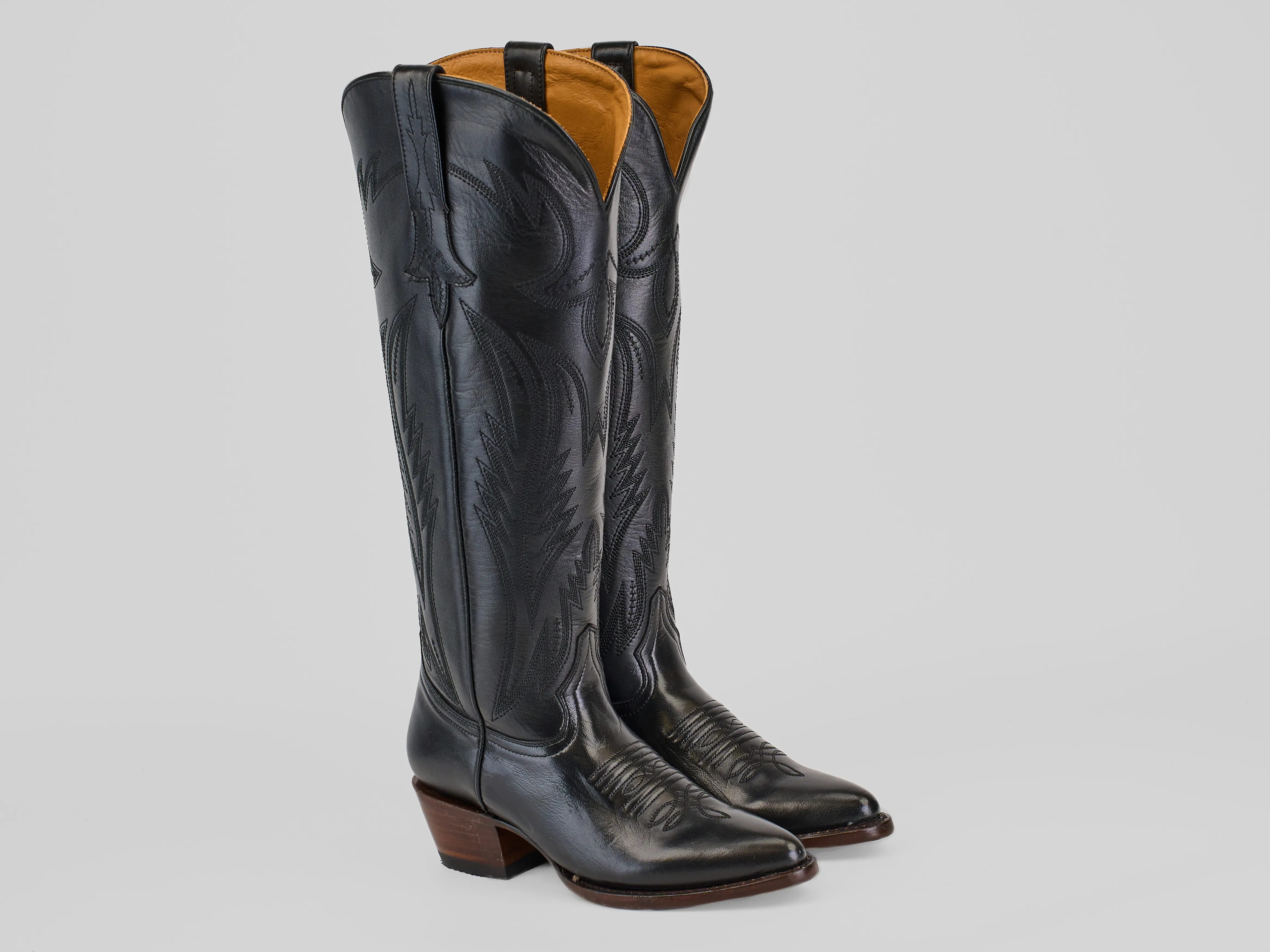 Moet Black - Tall Shaft - Snip Toe