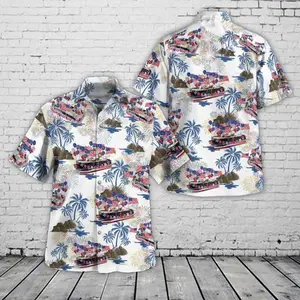 Pontoon Hawaii Shirt, 4th Of July Hawaii Shirt, 3D Hawaiian Aloha Shirt, Summer Beach Shirt