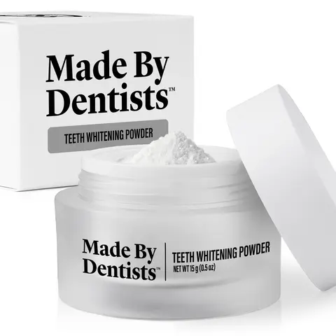 Made By Dentists Teeth Whitening Powder | Daily Oral Care & Whitening Support | Fresh Breath & Enamel Care Formula Toothpaste