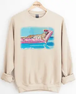 Pool Leopard Graphic Top Pool Leopard Graphic Top