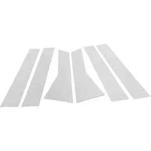 Door Pillar Window Trim  Car Front Rear Left Right Side Anti Scratch Sticker  for Honda CRV  Plastic Chrome Silver Tone   Pcs