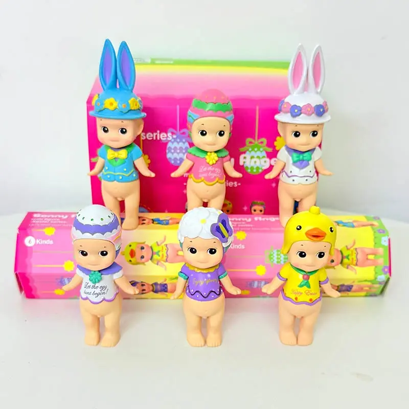 Sonny Angel Blind Box Collection – Easter Series Full Box Set 6pcs Kawaii Mystery Figures