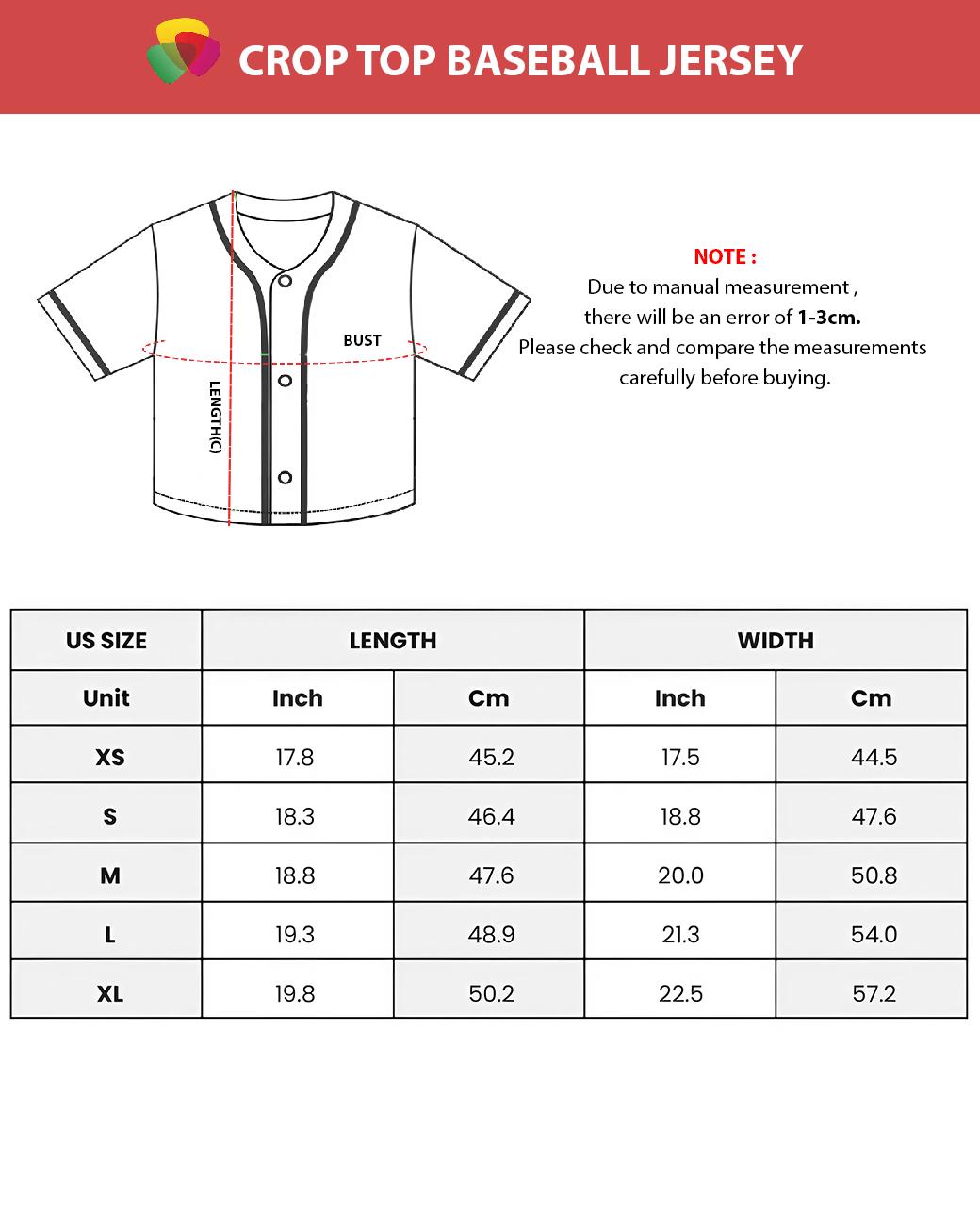 Personalized Mexico Croptop Baseball Jersey , Custom Name + Number Shirt, Note Number And Name On Your Order