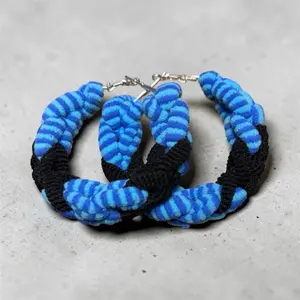 Bluey Scrunchie Hoop Earring