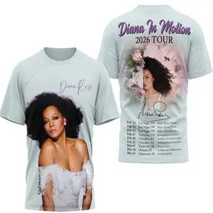 Diana Ross Diana In Motion graphic 3D shirt HY2047