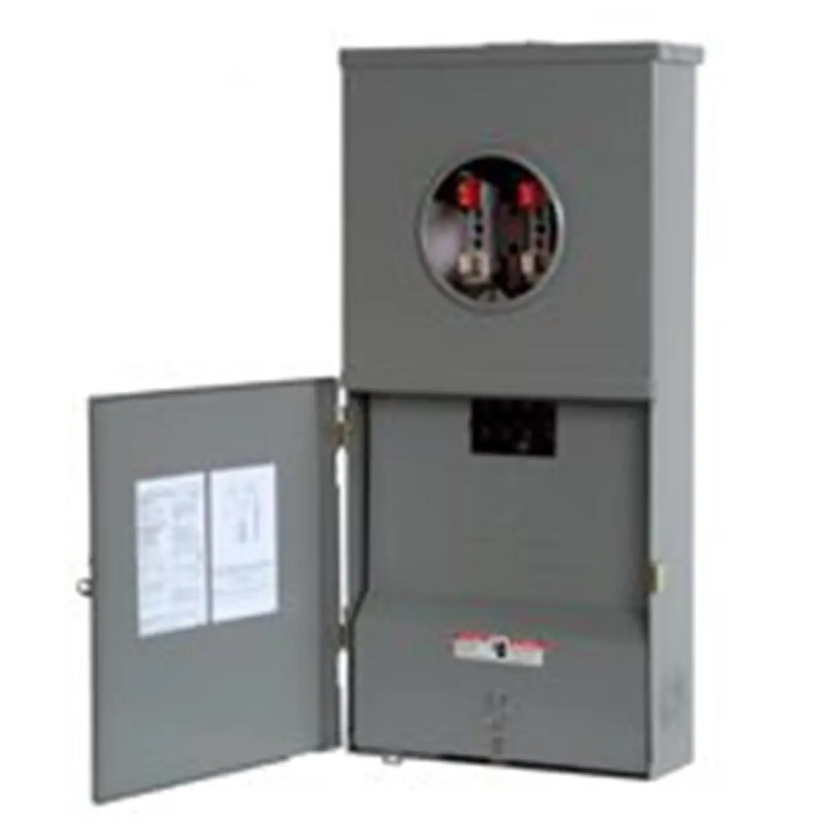 Siemens Energy MC0408B1200RT 200A Ringless Main Panel - 4 Spaces, 4 Jaws, 8 Circuits, 120/240V, Feed Thru Lugs, Insta-Wire Neutrals, Captive Dead Front Screw, 14.6x6.5x30.8 in, 38.25 lbs, 120/240 Volt, 14.6 X 6.5 X 30.8 In