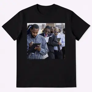 Funny meme T-shirt featuring the viral “everyone taking notes” moment. Perfect for meme lovers, students, and internet humor fans. A comfortable casual tee that turns a classic reaction meme into wearable fun.