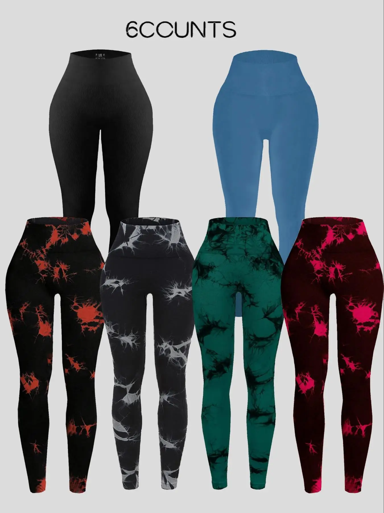 Women's Tie Dye Print High Waist Sports Leggings, Sporty High Stretch Skinny Pants, Women Sport & Outdoor Bottoms for All Seasons, Leggings for Women,