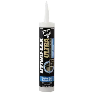 212 MAIN DynaFlex Mildew Resistant 10.1oz Indoor/Outdoor Sealant - Multipurpose Sealant for Windows Trim, Doors, Siding - Pack of 12