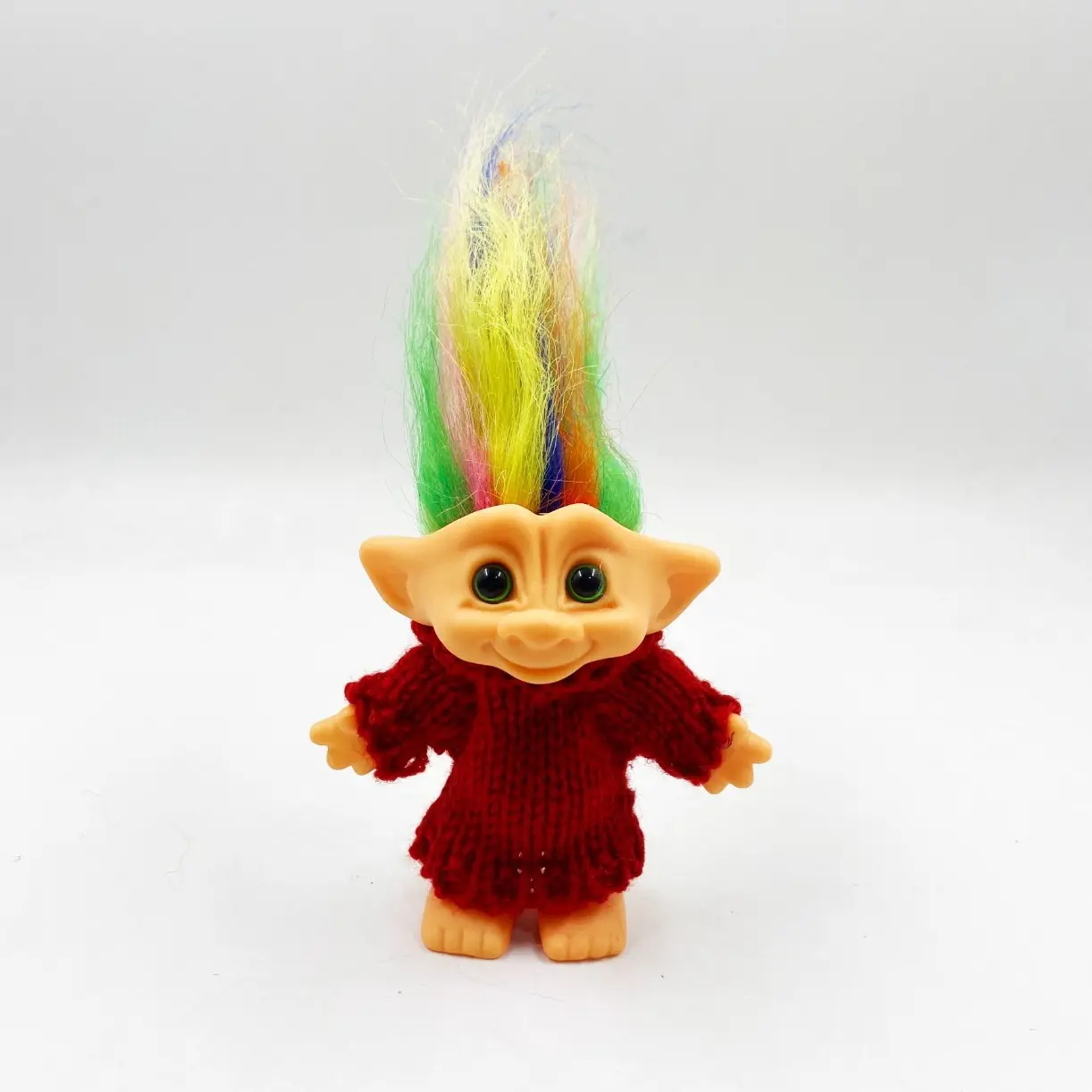 Colorful red sweater