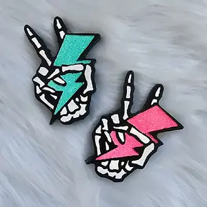 Skeleton Car Freshie - Unique Design with Peace Sign, Convenient Air Freshener for 4-6 Weeks, Available in Multiple Scents and Colors