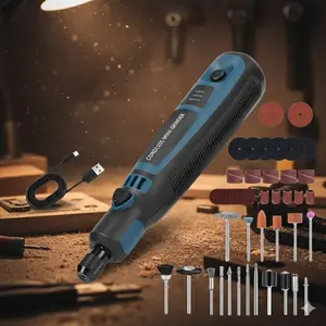 Portable Mini Electric Engraving Pen, High-Speed USB Charging Grinder Kit, Handheld Grinding Tool for DIY Metal Jewelry Stone Polishing, Professional Handheld Carving Tool & Precision Craft Repair Set, Durable Home Workshop Tools