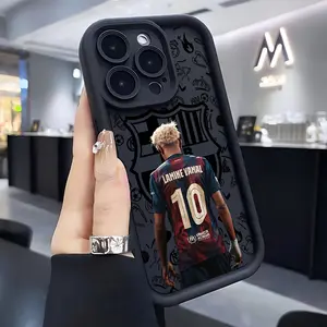 Football Genius B-Barcelonas No. 10 And Yamals Phone Case Suitable for Iphone 16, 15, 14, 13, 12, 11 Pro Max, X, XR, XSMAX, 8, 7 Plus, Shockproof Protective Soft TPU Back Cover.